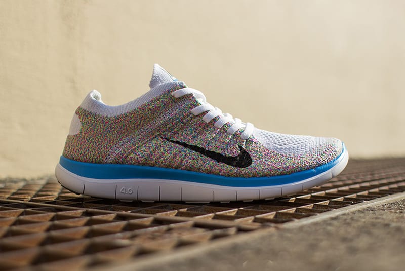 Nike Womens Free 4.0 Flyknit「Multi-Color」配色