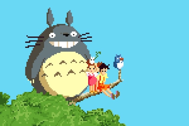 Richard J. Evans 以 8-Bit 像素重塑宮崎駿經典動畫作品