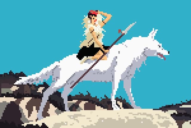 Richard J. Evans 以 8-Bit 像素重塑宮崎駿經典動畫作品