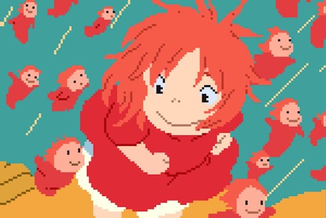 Richard J. Evans 以 8-Bit 像素重塑宮崎駿經典動畫作品