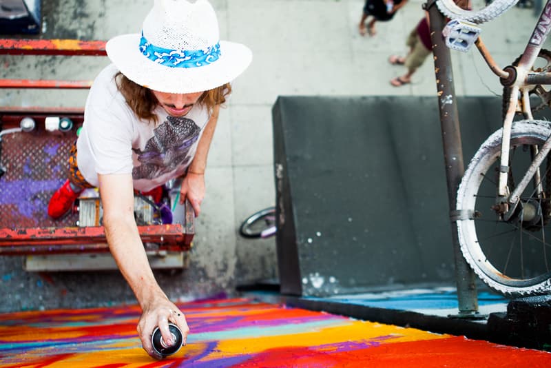 The Hundreds 與 MADSTEEZ 聯手於洛杉磯創作大型塗鴉壁畫