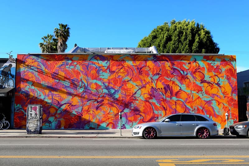 The Hundreds 與 MADSTEEZ 聯手於洛杉磯創作大型塗鴉壁畫