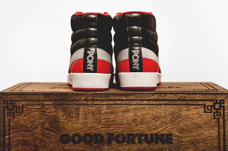 Wish x PONY Slam Dunk Hi「Good Fortune」聯名鞋款