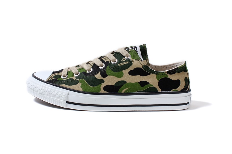 A Bathing Ape ABC CANVAS APE STA LOW 迷彩鞋款