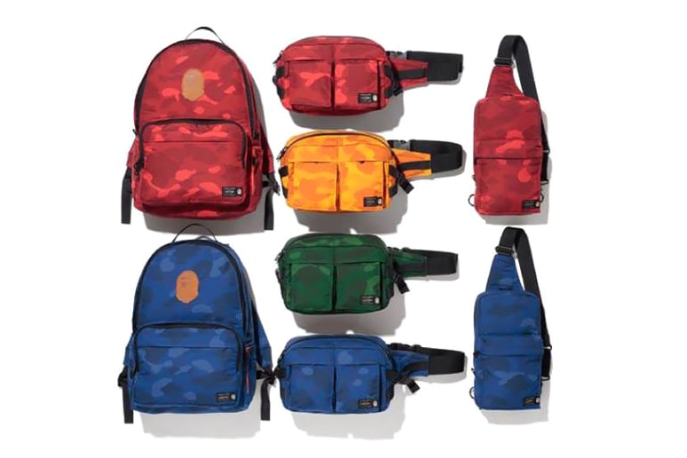 A Bathing Ape x Porter 2014 春夏聯名「Color Camo」包袋系列