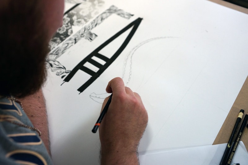 Pen & Paper: Converse Clash Wall 藝術家團體創作