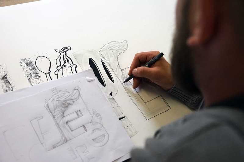 Pen & Paper: Converse Clash Wall 藝術家團體創作