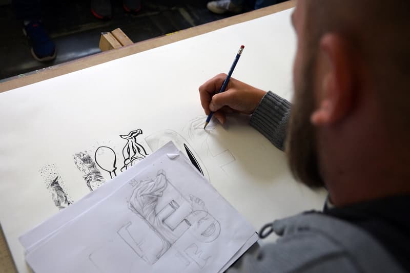 Pen & Paper: Converse Clash Wall 藝術家團體創作