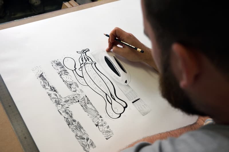 Pen & Paper: Converse Clash Wall 藝術家團體創作