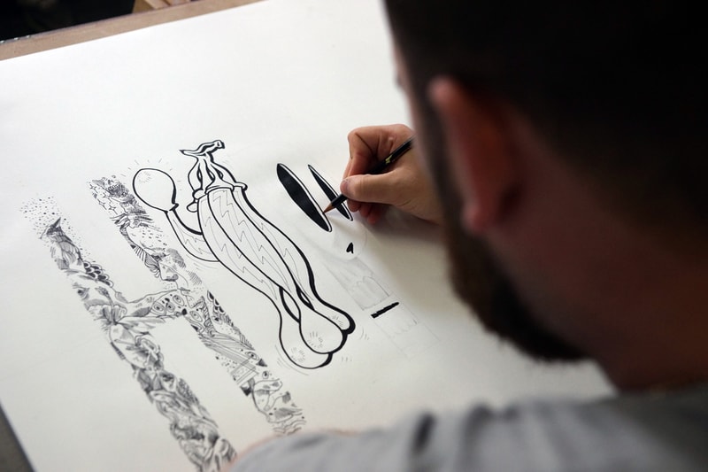Pen & Paper: Converse Clash Wall 藝術家團體創作