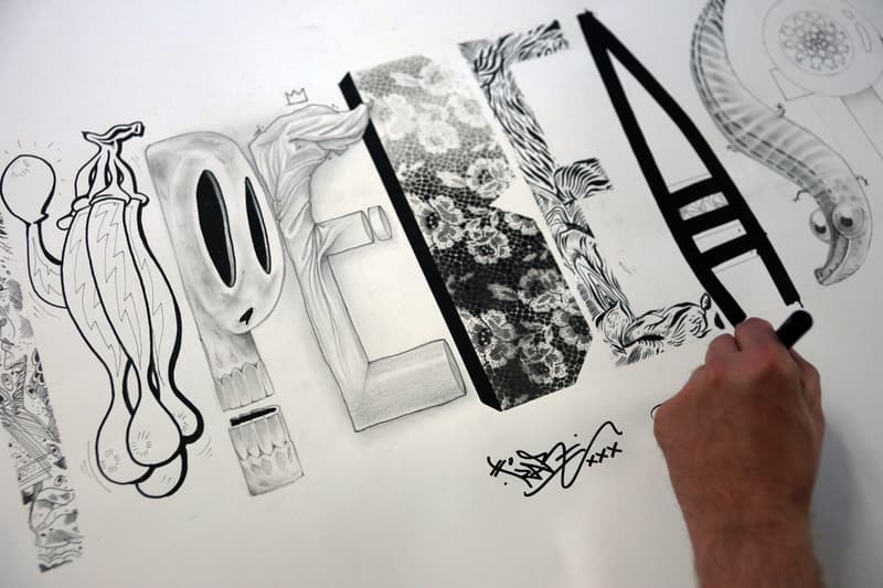 Pen & Paper: Converse Clash Wall 藝術家團體創作