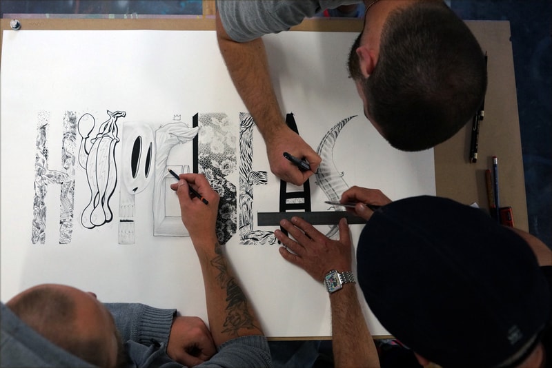 Pen & Paper: Converse Clash Wall 藝術家團體創作