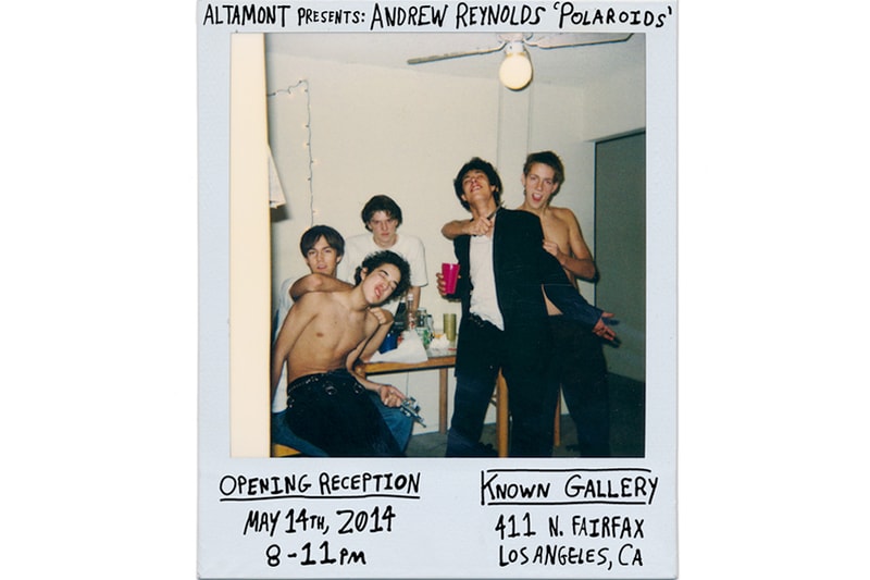 Altamont 呈獻 Andrew Reynolds「Polaroids」藝術展覽