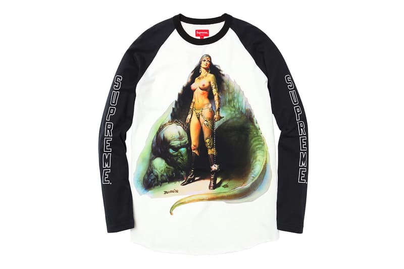 Boris Vallejo x Supreme 2014 春夏聯名 T-Shirts 系列