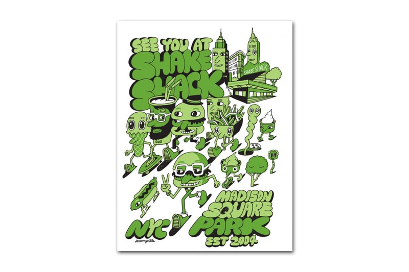 Jeremyville x Shake Shack 聯名 T-shirt