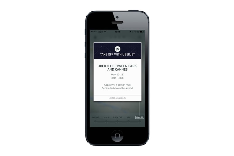 Uber 為 2014 戛納電影節推出私人飛機服務