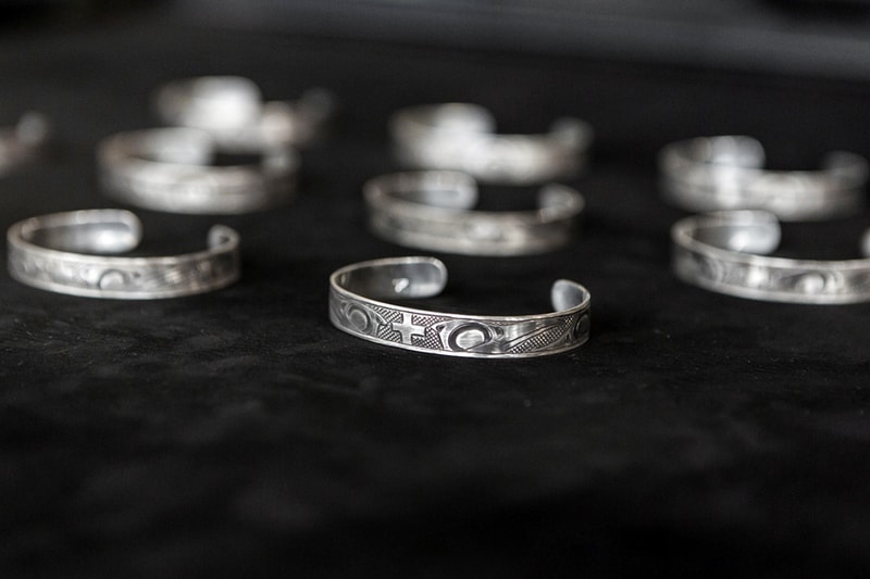 wings+horns x Lattimer Gallery x Justin Rivard 聯名純銀手镯