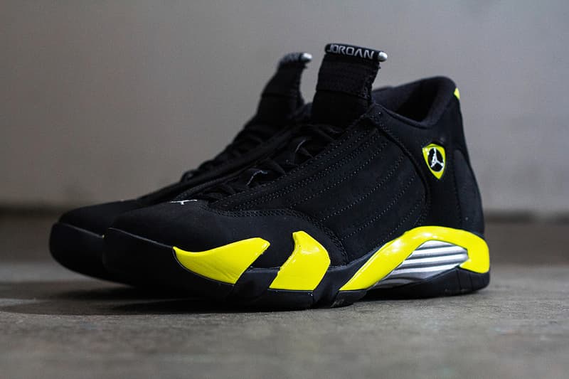 近賞 Air Jordan 14 Retro「Thunder」配色