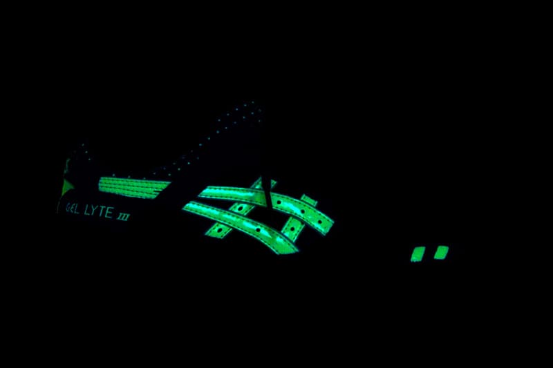 Asics Gel Lyte III 全新配色設計「Glow-In-The-Dark」