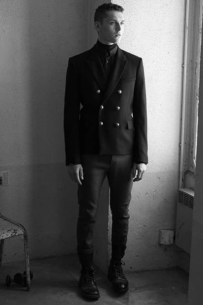 Balmain 2014 秋冬系列造型搭配 Lookbook