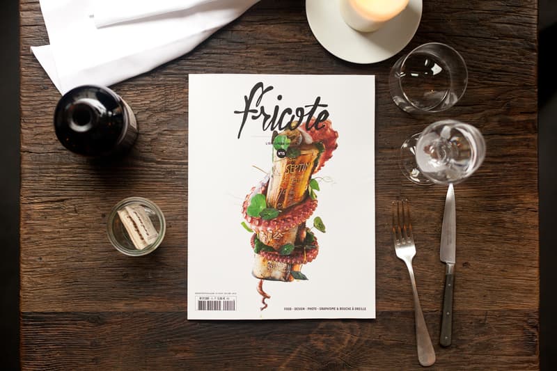 美食雜志《Fricote》第 15 期封面制作花絮