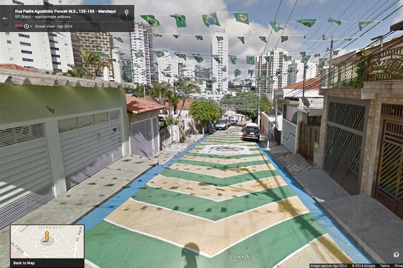 Google Map 新增巴西世界杯足球場館街景