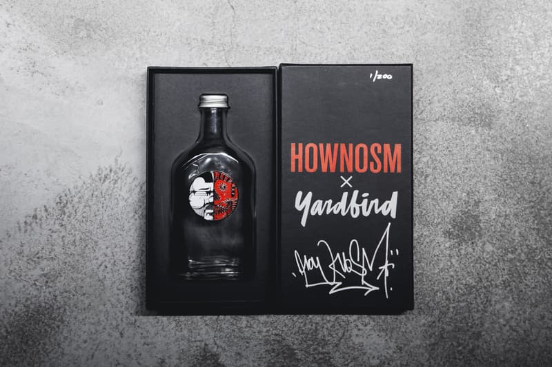 How and Nosm x Yardbird 聯名限量藝術酒瓶