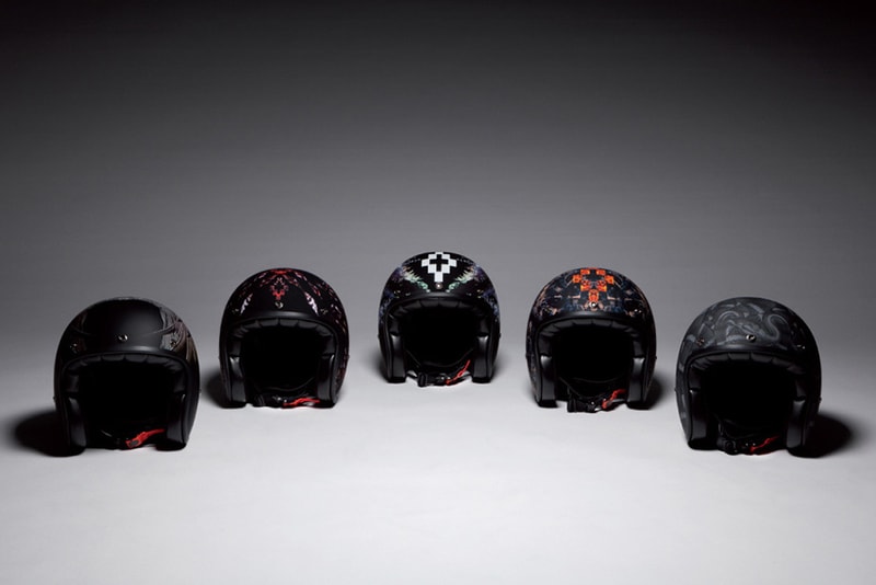 Marcelo Burlon County of Milan 印花機車頭盔
