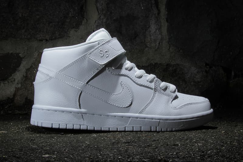 Nike SB Dunk Mid Pro「Whiteout」全白配色