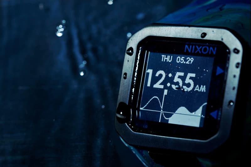 NIXON Marbelized Supertide 運動腕錶