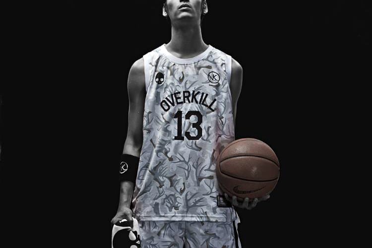 OVERKILL 13th. Deer Horn 迷彩籃球衫