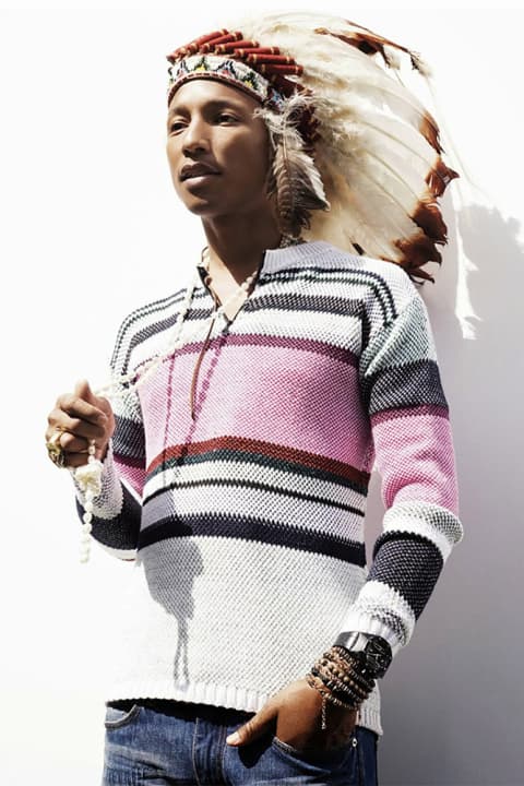 Doug Inglish 掌鏡為 Pharrell Williams 拍攝《Elle UK》造型特輯