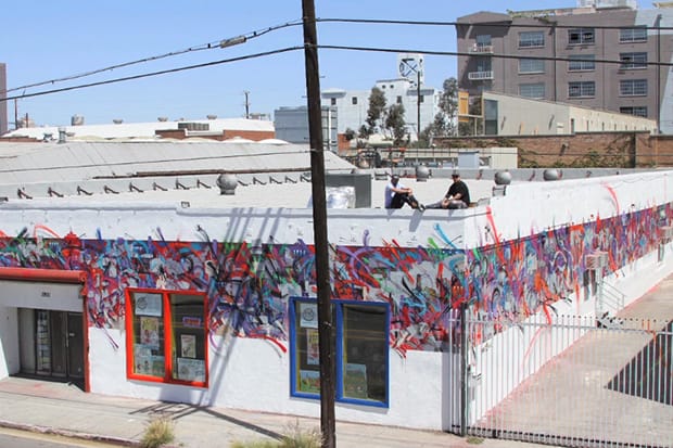 Saber x Zes x Branded Arts 洛杉磯街頭塗鴉壁畫創作