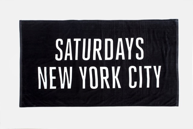 Saturdays NYC 2014 夏季沙灘浴巾系列