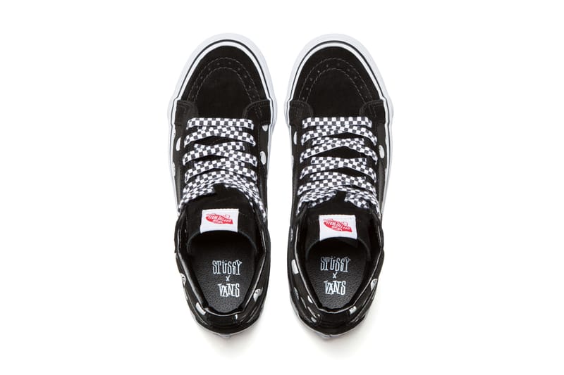 Stussy x Vault by Vans Sk8-Hi「Black 8-Ball」聯名鞋款