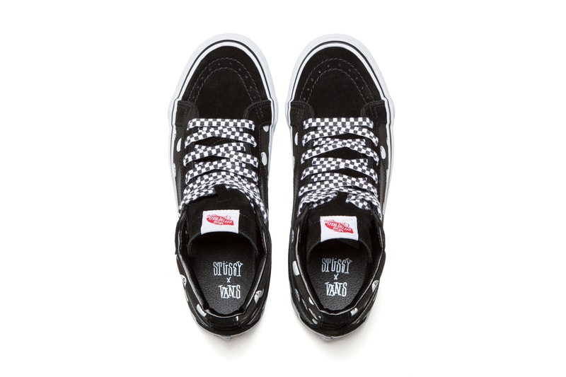 Stussy x Vault by Vans Sk8-Hi「Black 8-Ball」聯名鞋款