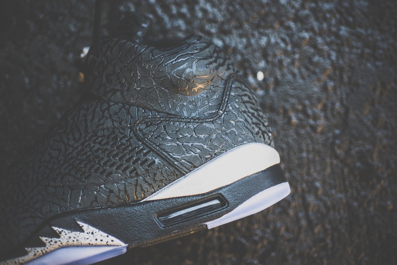 近賞 Air Jordan 3Lab5 Black/Metallic Silver 配色