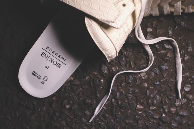 細覽 En Noir x Buscemi 125mm 別注鞋款