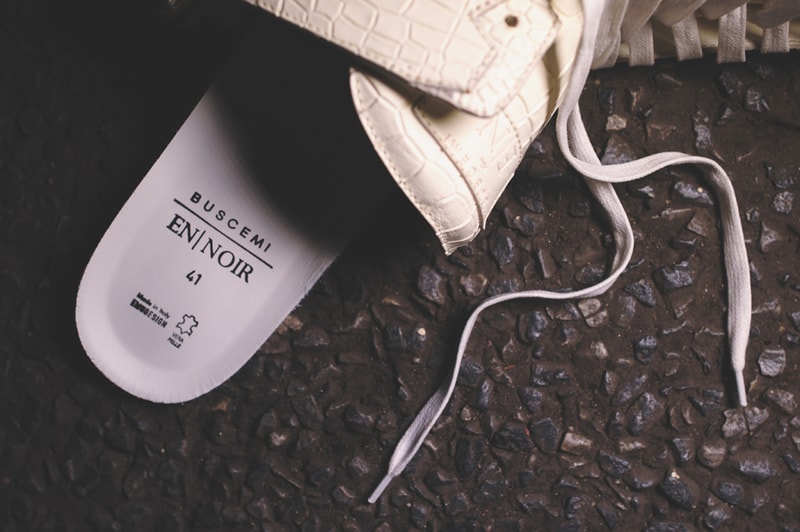 細覽 En Noir x Buscemi 125mm 別注鞋款