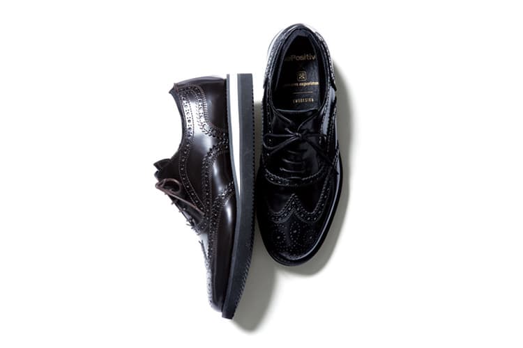 BePositive x uniform experiment 雕花皮鞋