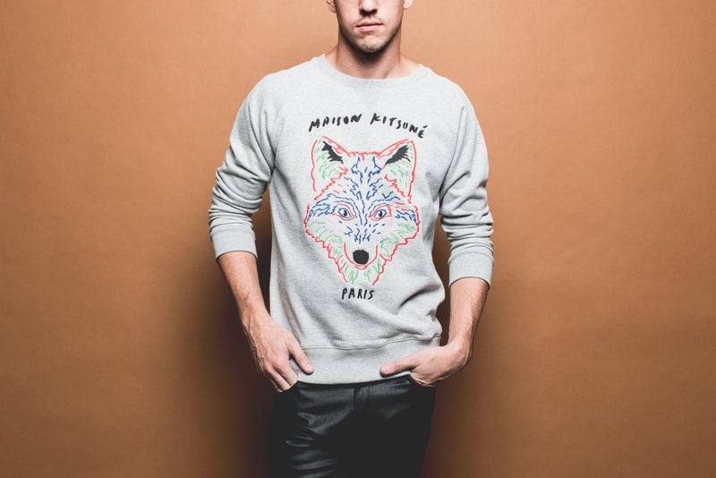 Maison Kitsuné 2014 秋冬 Fox 圓領衛衣
