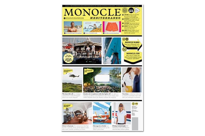 Monocle 2015 夏季《Mediterraneo》報刊