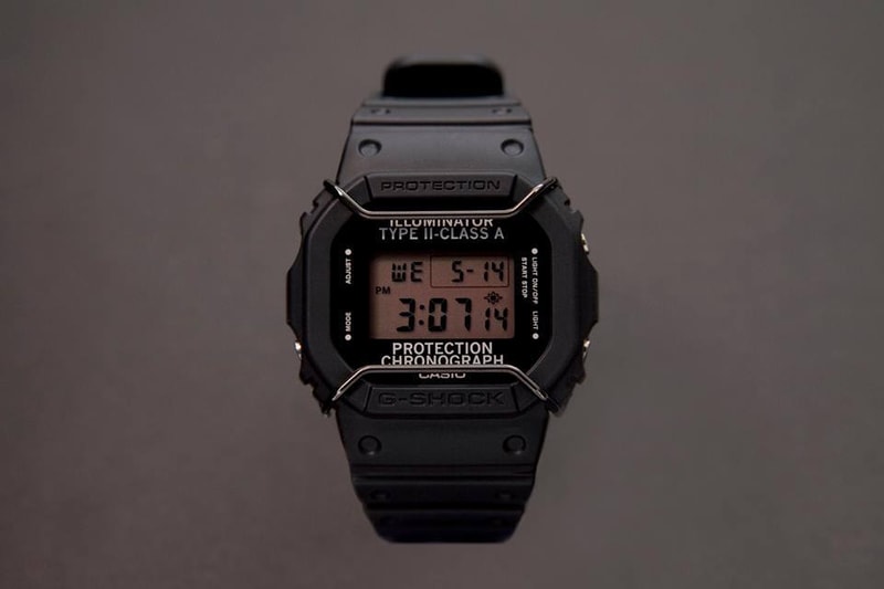 N.HOOLYWOOD x Casio G-Shock DW-5600NH-1ER 聯乘錶款