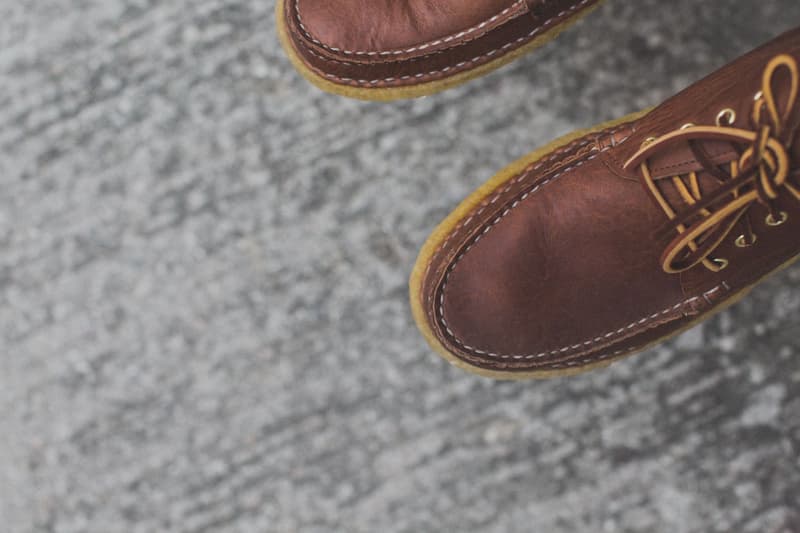 New England Outerwear Quarter Boot Crepe「Tan Acadia」靴款