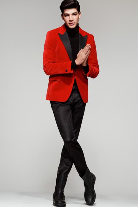 Versace Collection 2014 秋冬系列造型搭配 Lookbook