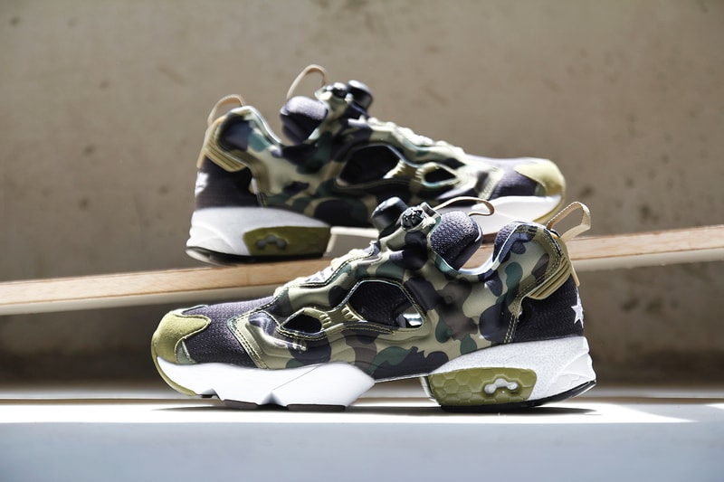 細覽 A Bathing Ape x mita sneakers x Reebok Instapump Fury OG 別注鞋款