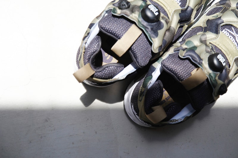 細覽 A Bathing Ape x mita sneakers x Reebok Instapump Fury OG 別注鞋款