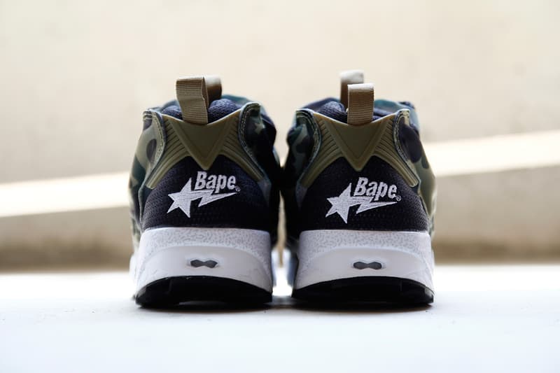 細覽 A Bathing Ape x mita sneakers x Reebok Instapump Fury OG 別注鞋款