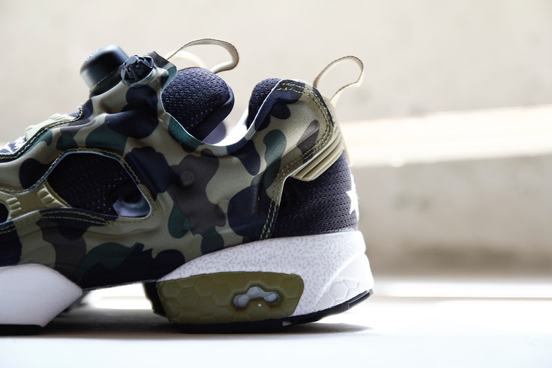 細覽 A Bathing Ape x mita sneakers x Reebok Instapump Fury OG 別注鞋款