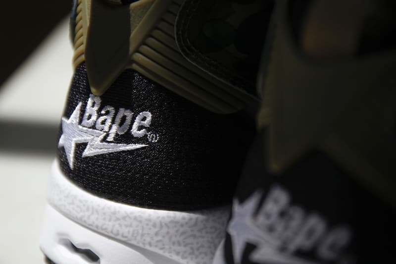 細覽 A Bathing Ape x mita sneakers x Reebok Instapump Fury OG 別注鞋款